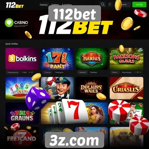 112bet oferece diversos jogos de cassino online