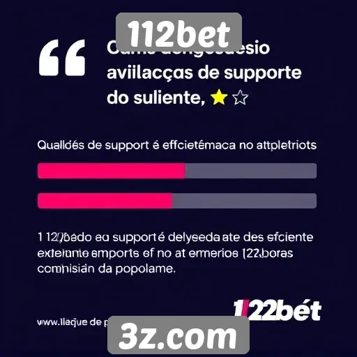 Suporte ao cliente do site 112bet avaliado